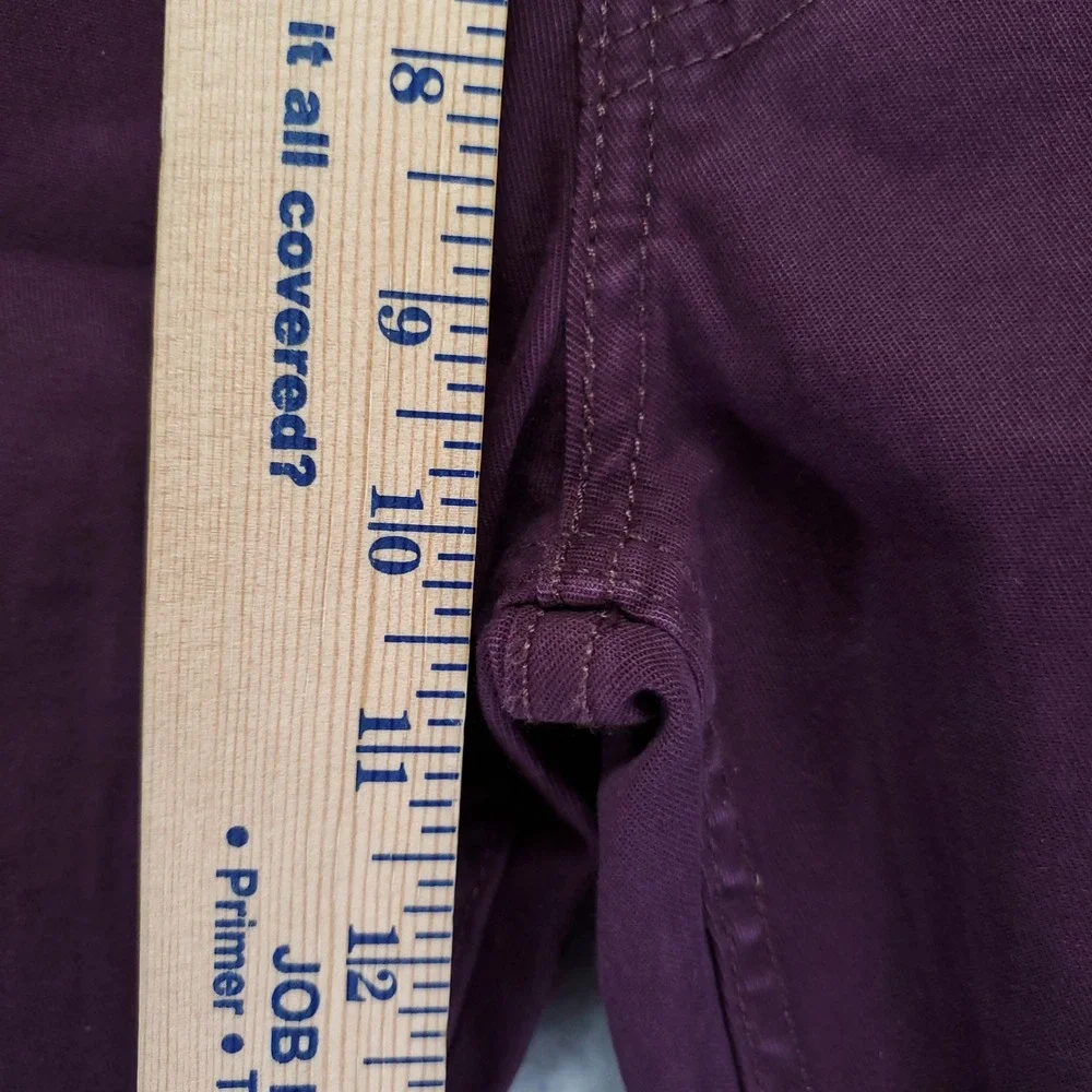 Levis 514 Straight Fit Mens 32x32 Purple Burgundy Stretch Twill Pants NWT